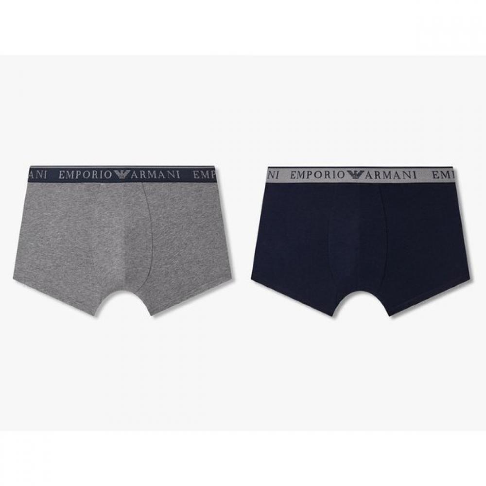 Emporio Armani Men S Banding Cotton drawerS Set 2pcS 0815312003 0815312004 S(95)