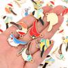 10Pcs Alloy Bird Series Charms Color Cute Dripping Oil Pendant Bead DIY Bracelet Necklace Keychain Jewelry Making Accessories