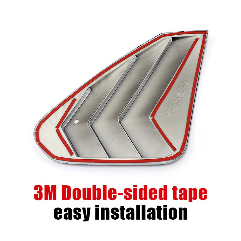 For Toyota RAV4 XA50      2024 2025 Hybrid Car Rear Side Window Louvers Shutters Blinds Cover Accessories