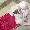 Thickened Prayer Mat Embossing Flannel Carpets High Quality Eid Festival Rugs