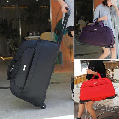 Stylish Foldable Large Capacity Lightweight Trolley Bag for Men & Women - Waterproof & Perfect for Short Trips