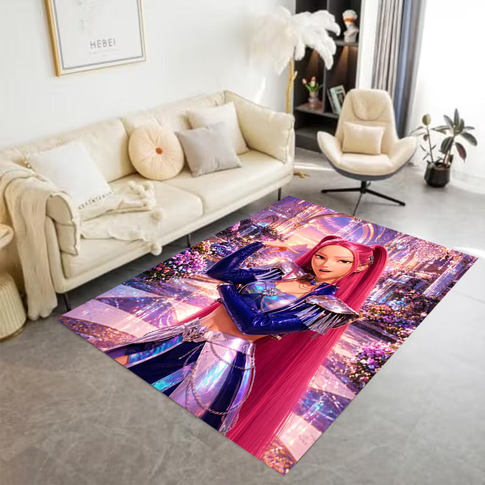 Galactic Fashion Showdown Floor Rug Office Rug Perfect for Decorate Room Dining Room Hallway Living Rooms Anti-slip Rug Decorate Offices