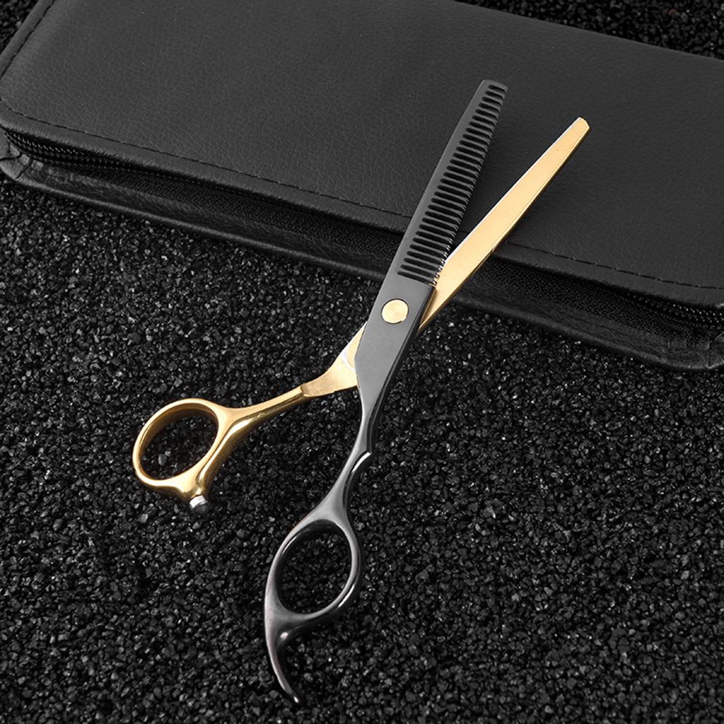 11PCS Hairdressing Scissors Set Hair Cutting Scissors Kit Hair Thinning Scissors Hair Comb Clips Salon Cape for Barber Home Use