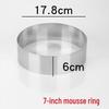 Stainless Steel Round Mousse Cake Ring