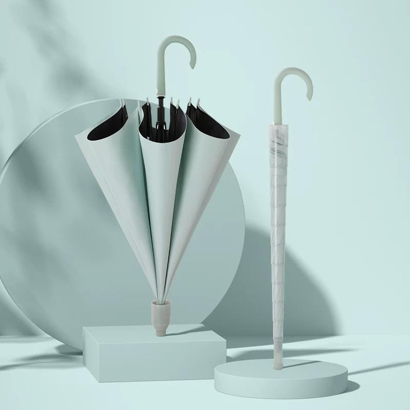 8-Rib Long-Handle Umbrella for Women, Wind-Resistant, Reinforced, Double-Person, Japanese Style, Thickened, Wind-Resistant, Large Automatic Straight