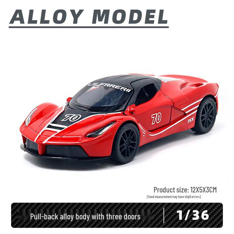 Bagged Alloy Model Sporting Car Ornament - Boys' Toy Gift