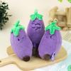 Cartoon Pumpkin & Eggplant Scented Plush Keychain Toy Ornament