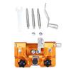 Chainsaw Sharpener Kit Hand-Cranked Chain Grinder Lightweight Design Chain Grinder Aluminum Alloy Sharpening Fixture