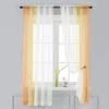 Einfache transparente Vorhänge mit Farbverlauf Elegante Fensterschleier für Wohnzimmer, Schlafzimmer & Balkon Sonnendurchlässige dekorative Tüllvorhänge