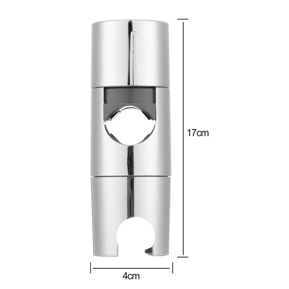 PC Shower Head Holder Adjustable Universal Slide Bar Shower Head Holder Replacement Easy To Install Bathroom Accessories