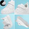 Jungen Schuhe Sneaker Leder Kinder Bequeme Flache Schuhe Schwarz Weiße Schuhe für Kinder Mädchen Schule Walking Schuhe Rutschfest