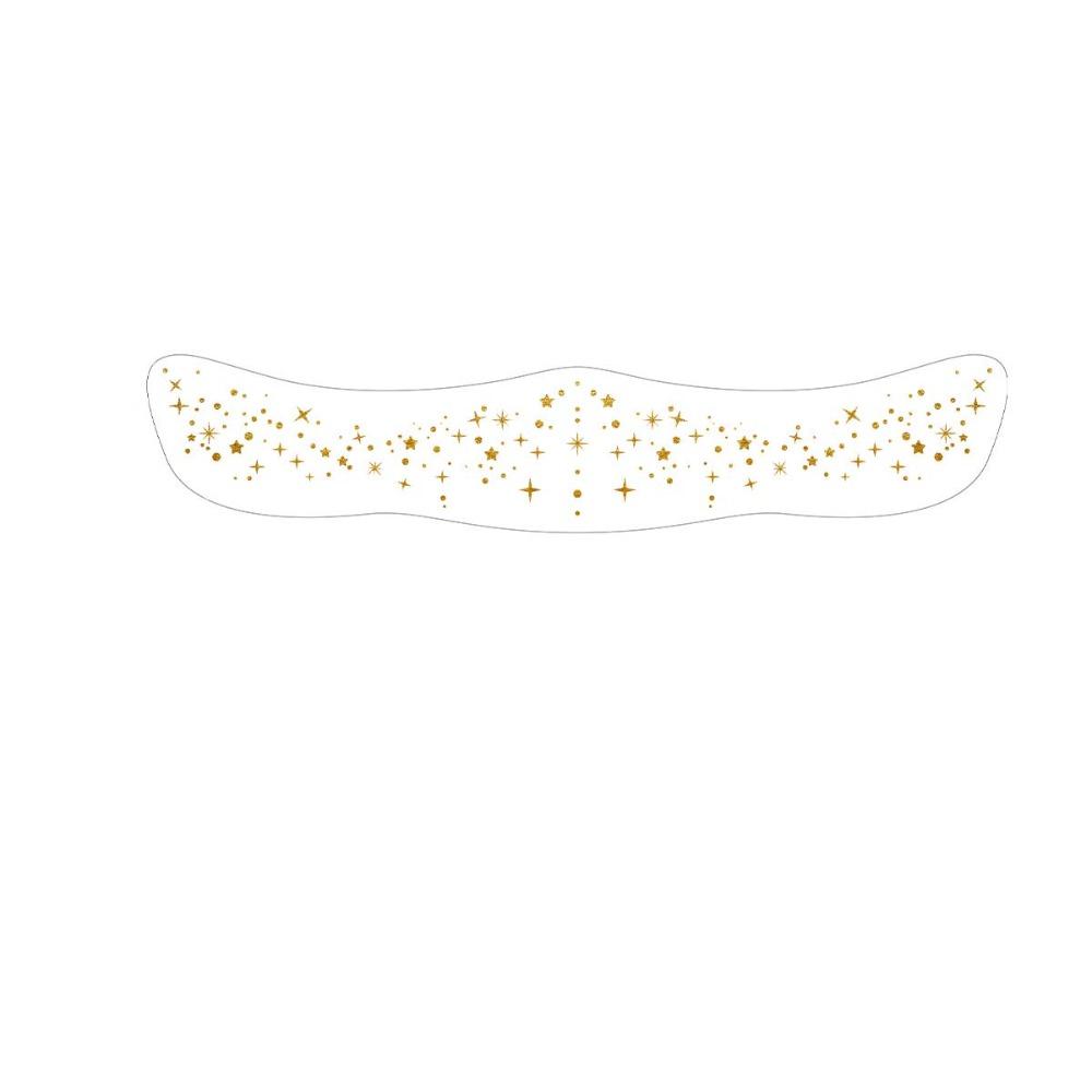 DIY Collarbone Freckle Tattoo Butterfly Star Dots Heart Bronzing Sparkle Face Temporary Tattoo Clavicle Chest Position