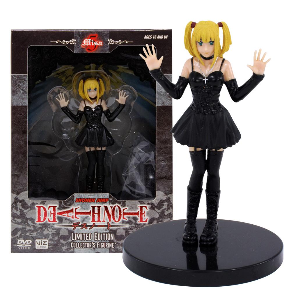 Interesting Toys Unisex 12Cm Anime Death Notes Misa Figure Toy Car Deathnote L Killer Misa Amane Figure Doll Collection Model Toy Gift Ornament New