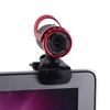 12M   Clip on Webcam Web Camera HD 360 Rotating Stand Built in Microphone for PC Silver
