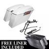 Motorcycle Saddle Bags Bag Conversion Brackets For Harley Softail Heritage Deluxe FXST 1984-2017