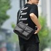 Herren Kleine Quadratische Tasche Business Messenger Bag Schultertasche