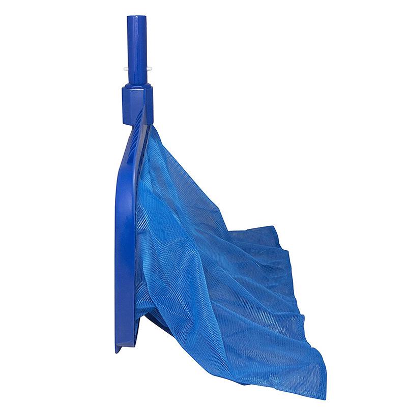 Heavy-Duty Pool Skimmer with Mesh Bag for Leaf Cleaning - Blue Deep Water Net for Ponds