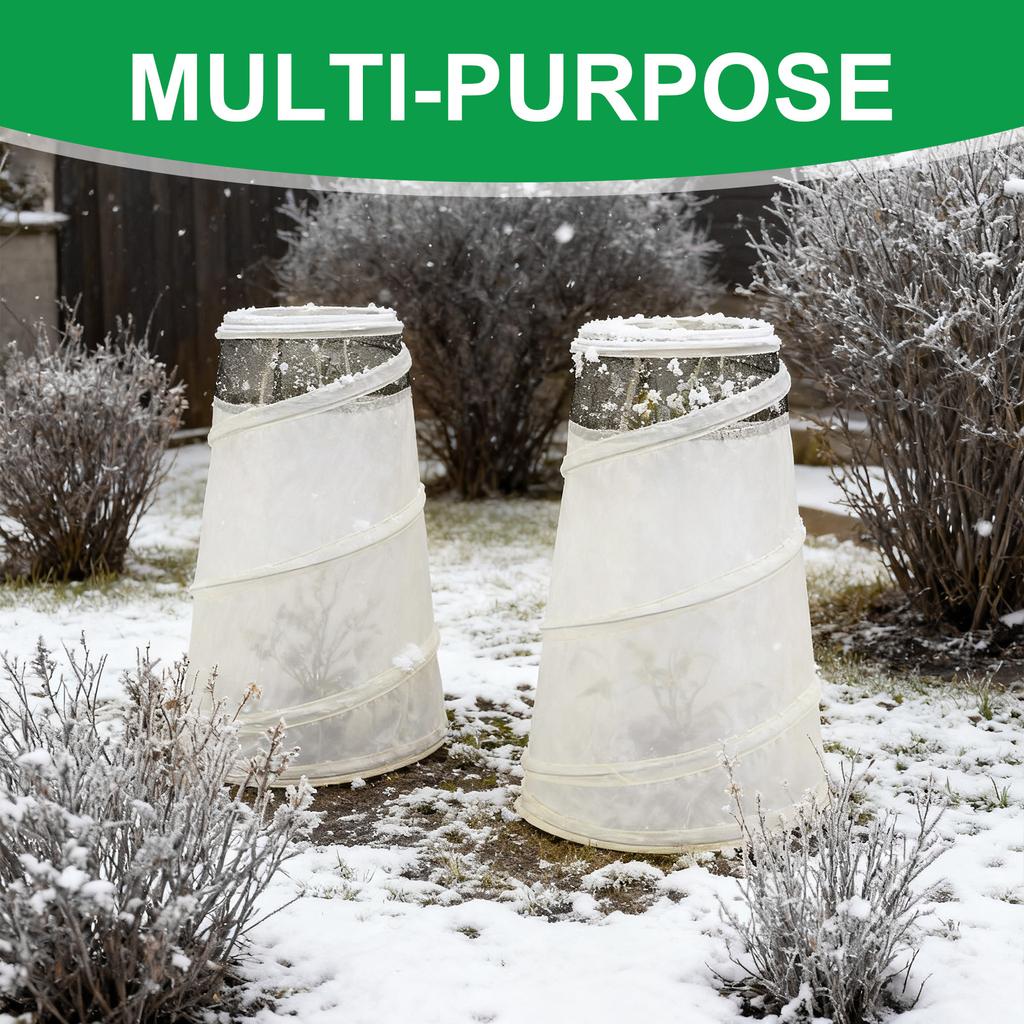 20 13i X 9i Up Rose Cones For Winter , Winter Rose Collars Protective Cover, Roses Bush Cover For Protecting Against Frost Wind And Animals Eating