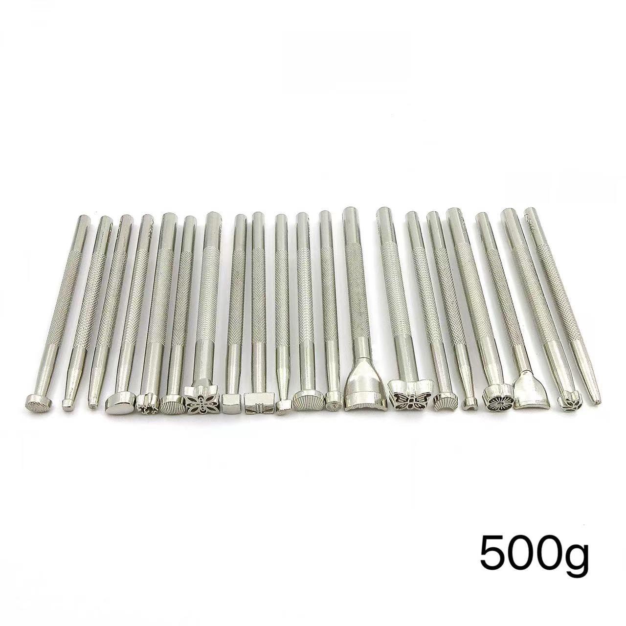 

Набор из 20 предметов для самостоятельной резьбы по коже и тиснения