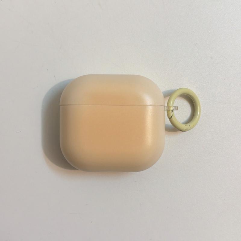 Matte Colors IMD Earphone Protective Case with Ring For Airpods Pro, Pro2, Pro3, 1, 2, 3, 4, ShoShock Proof