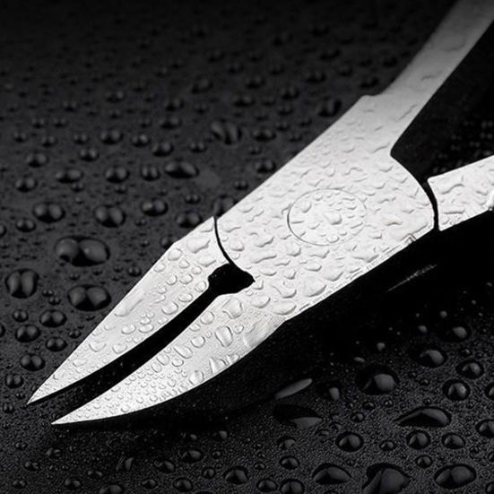 Nail Clamps Professional Thick Nail Clippers Cutters Ergonomic Design Stainless Steel Dead Skin Dirt Remover Nail Tools