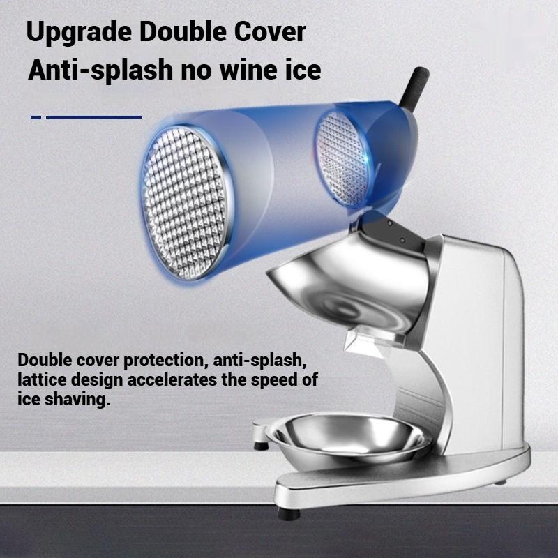 Large Capacity High Efficiency Shaved Ice Maker Household Ice Breaker Kitchen Dessert Smoothie Making Machine