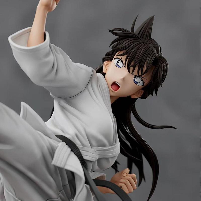 New Arrival Detective Conan Karate Ran Mouri Action Figure Anime Bishoujo Trendy Toy Model  Desktop Decorative Statue Gift