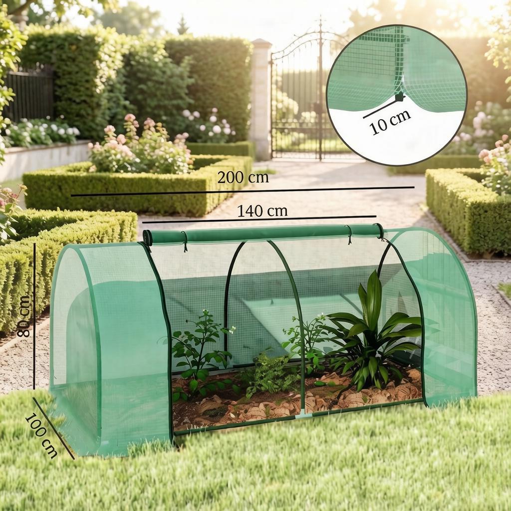 Mini Greenhouse, Plant Protection Cover for the Garden, Plant Canopy, for Balcony, Terrace (only with Mini Greenhouse)