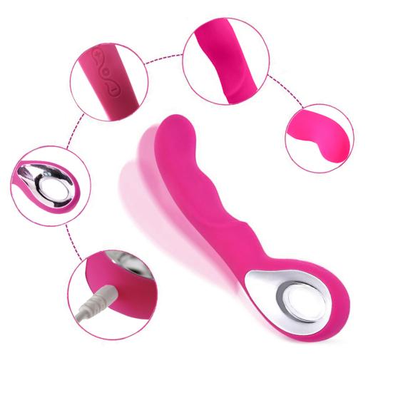 Curved G-Spot Vibrator for Women Multi-Frequency Silent Rechargeable Clitoral Vibrator Ergonomic Silicone Female Pleasure Massager for Adults