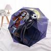 Nightmare Before Christmas, Jack Skellington Themed Automatic Opening and Closing Umbrella, Brightly Colored 8-rib Portable Umbrella, Suitab