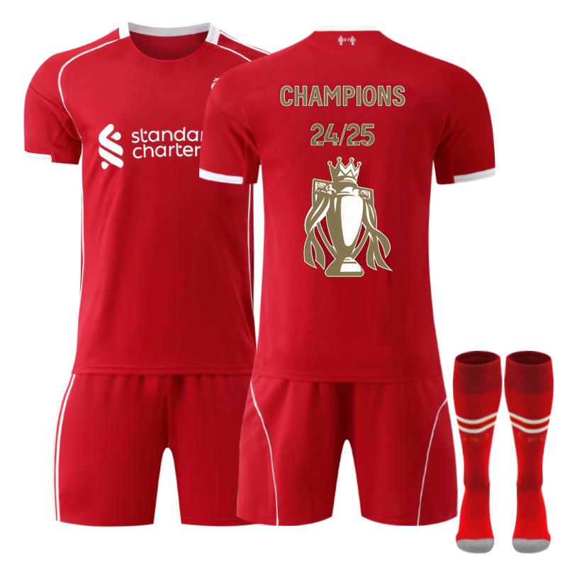 2 Liverpool domácí č.. 1 dres Salah Wirtz Isaac fotbalový dres sada pánská 2 Rota