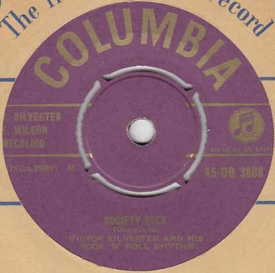 7inch Record VICTOR SILVESTER  HIS ROCK N ROL  Society Rock 45DB3888 Columbia 1957 UK Rock Used