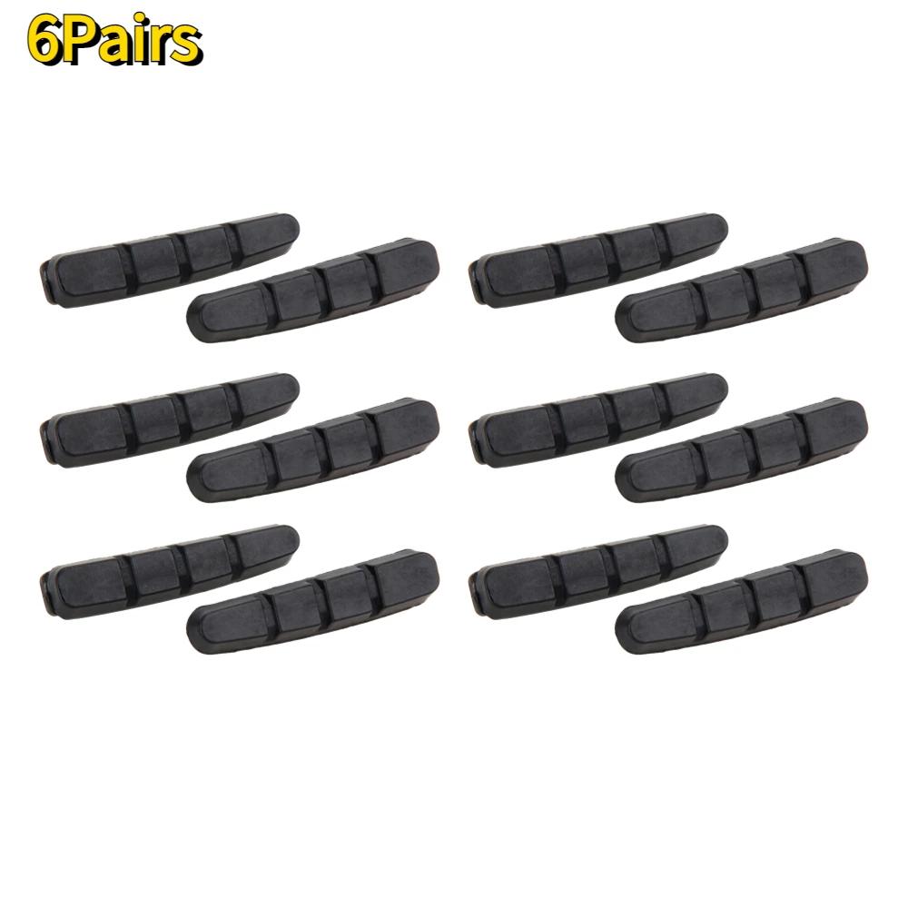 1-10 Par Landsvägscykel Bromsklossar Skor för Aluminiumfälgar Dura Ace Ultegra 105 Kassett Cykelbromsklossar Cykelbromsverktyg Del