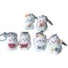 Soft Touch Plush Cat Keychain Handmade Cat Charm Pendant Bringing Fun and Good Fortune Suitable for Daily Party Use