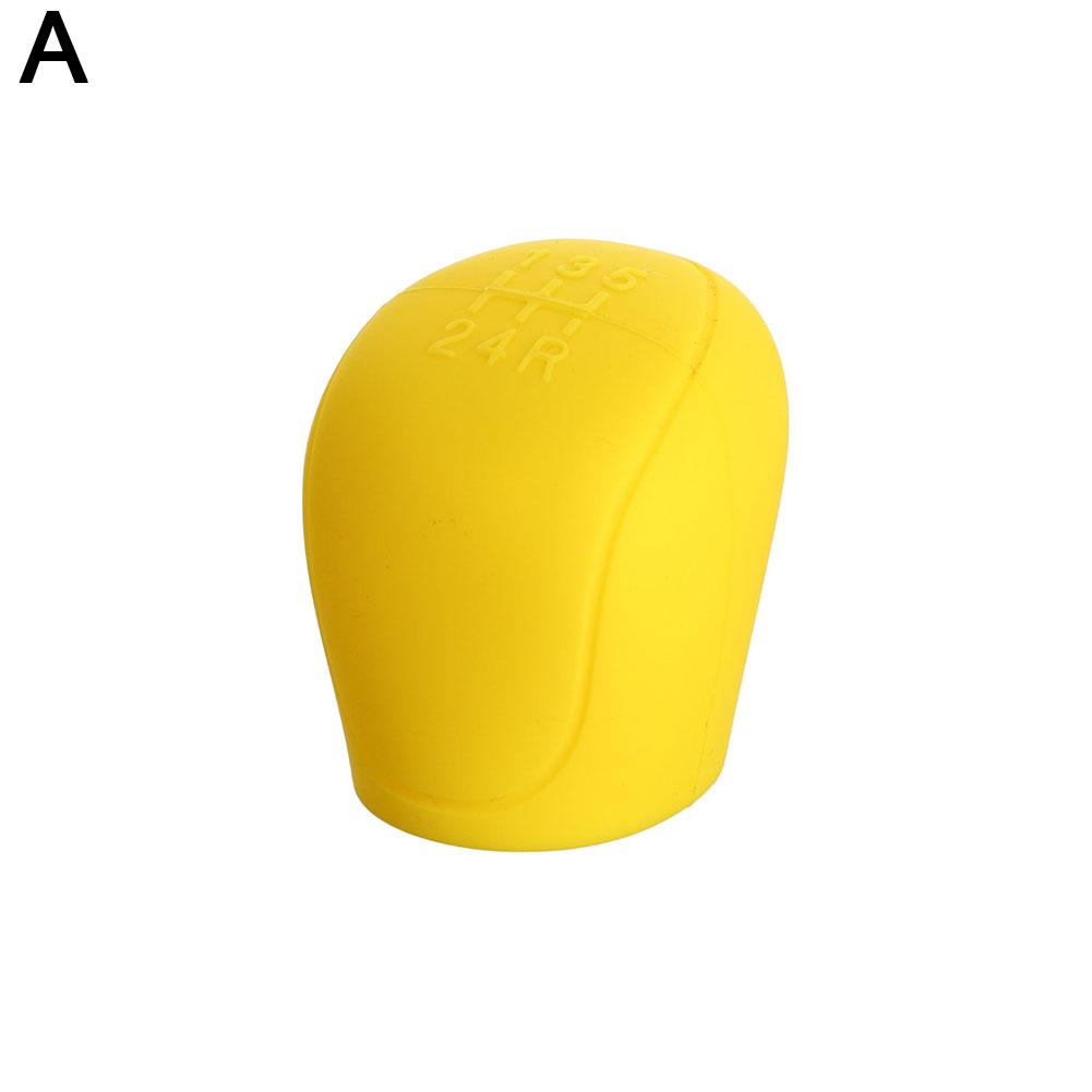 Car Gear Shift Collars for Ford Focus 2 3 4 MK2 MK3 MK4 Fiesta Ecosport MT Silicone Car Shift Knob Cover Handbrake Cover