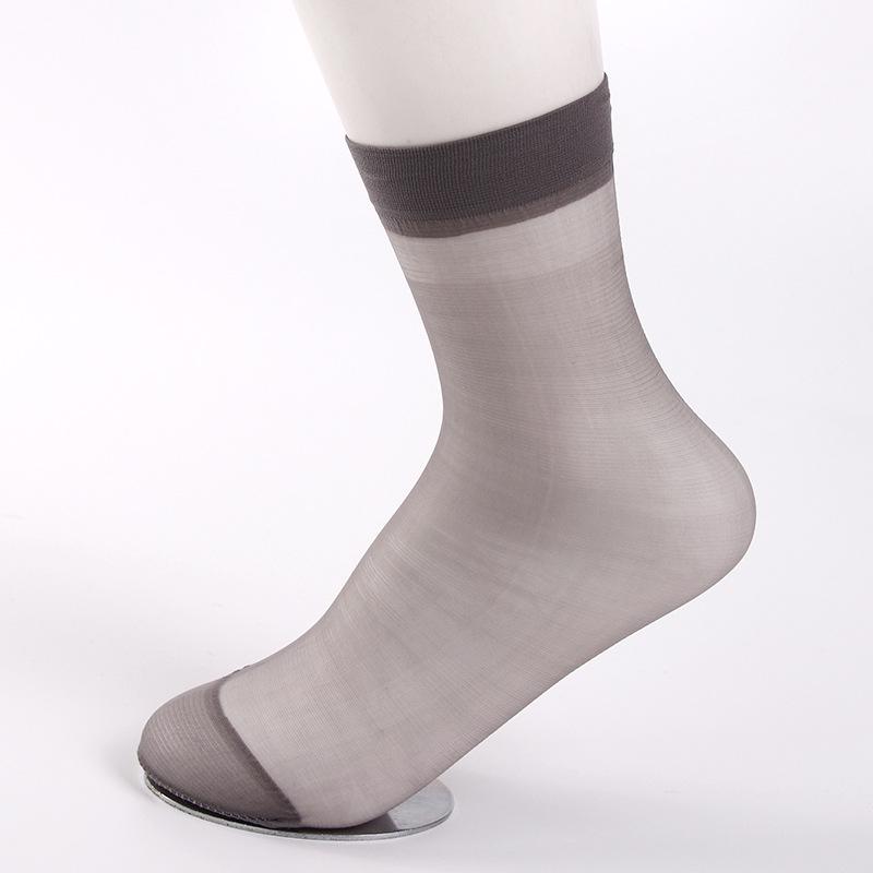 

Summer Ultrathin Crystal Silk Breathable Women s Transparent Short Stockings One Size