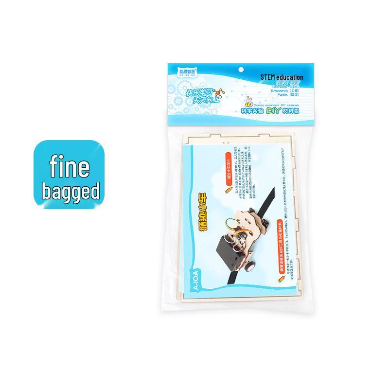 Children's STEM DIY Line-Following Car Kit: Educational Science & Technology Model