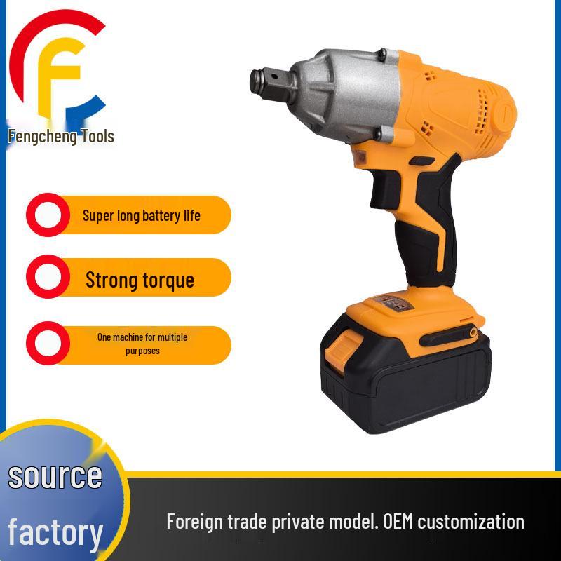 Cordless High Torque Lithium Impact Wrench with Torque Limiting and Portable Design