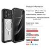 Custodia Impermeabile IP68 per iPhone 12 13 14 15 16 17 Pro Max con MagSafe Antineve Antipolvere Antiurto Copertura di Protezione a 360°