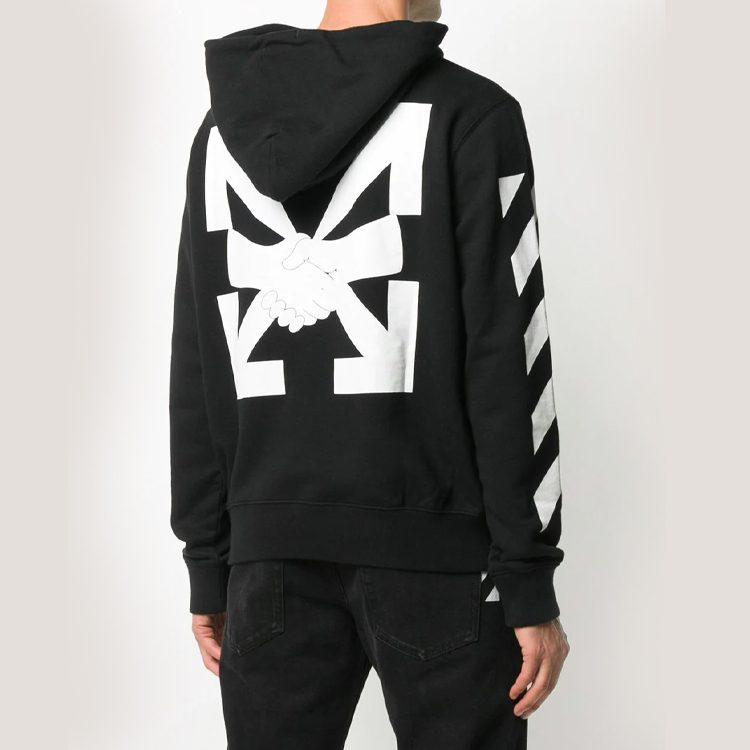OFF WHITE Diagonal Stripes Hoodie OMBB034F20FLE0091001