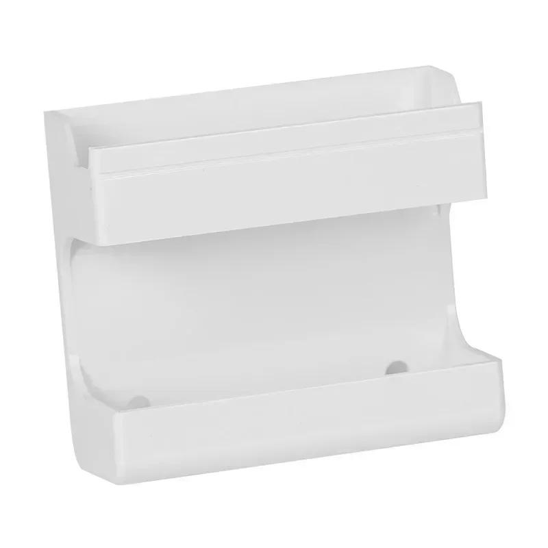 Remote Control Holder Adhesive Punch-free Socket Holder Without Drilling Mobile Phone Charging Living Room Organizer Storage Box