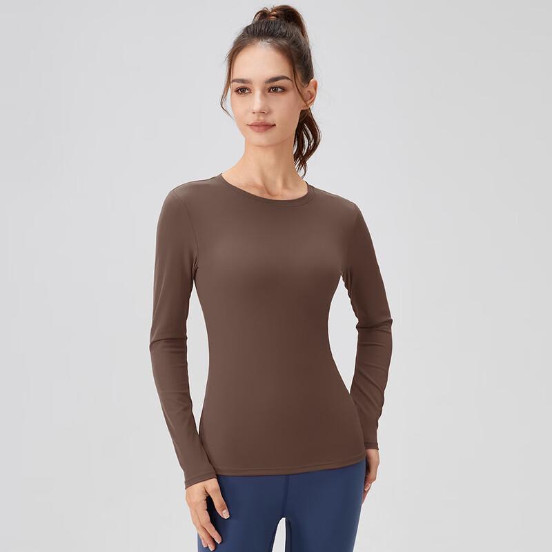 Yudong Women s Autumn/Winter Slim-Fit Long-Sleeve Yoga & Running Top XL