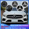 3D Front Grille Star Badge Emblem  For Mercedes Benz W205 W177 W217 R231 W118 C257 H247 X247 GLB200 GLB250