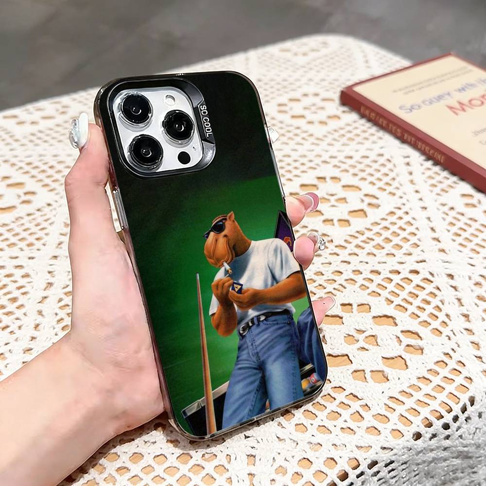 Cigarette-Brand Camel   Phone Case For iPhone 17,16,15,14,13,12,11 Plus,Pro Max,XS,Colored silver phone case