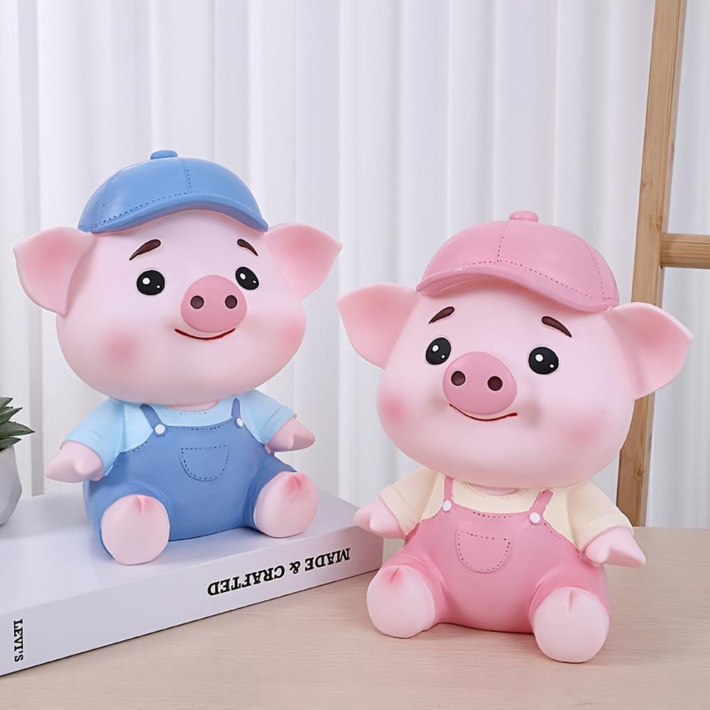 A Large Capacity, Durable Piggy Bank Made of Rubber Material, Featuring Cartoon Animal Designs for Home Decoration,Great Gift Choice for Holidays.