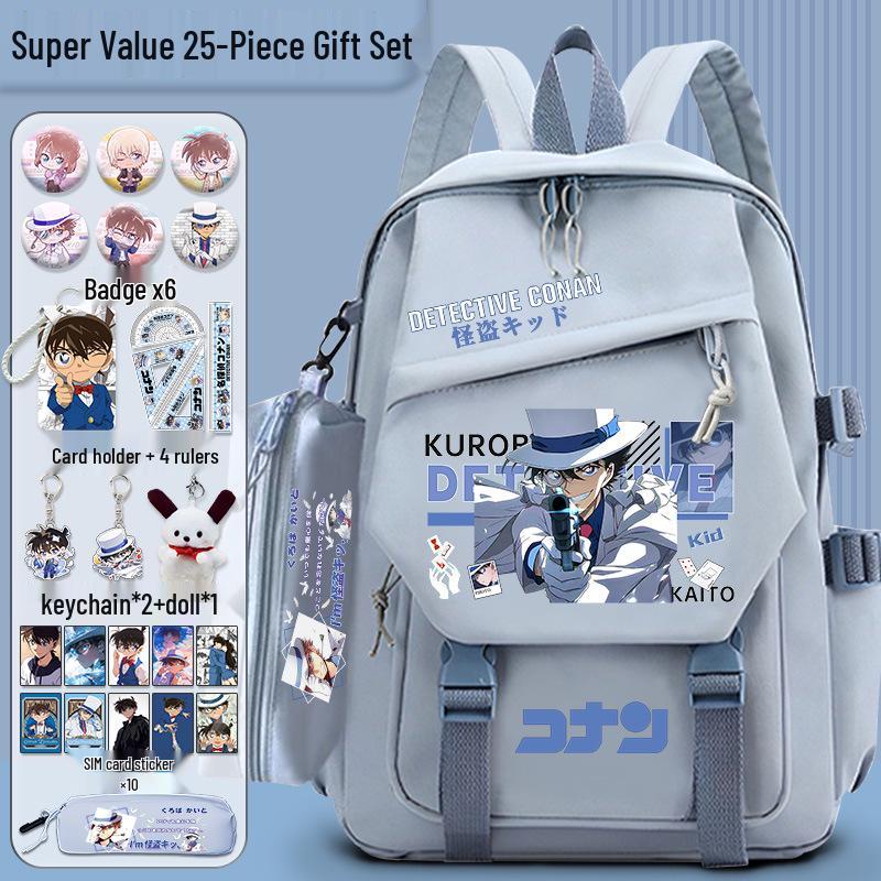 Detective Conan x Kaito Kid Large Capacity Backpack for Students