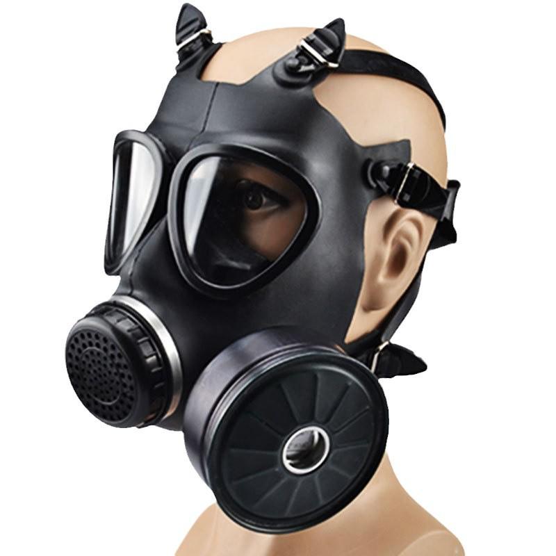 MF11B Banggu Full Face Anti-Gas Rubber Mask with Self-Priming Filter for Biochemical Protection and Training