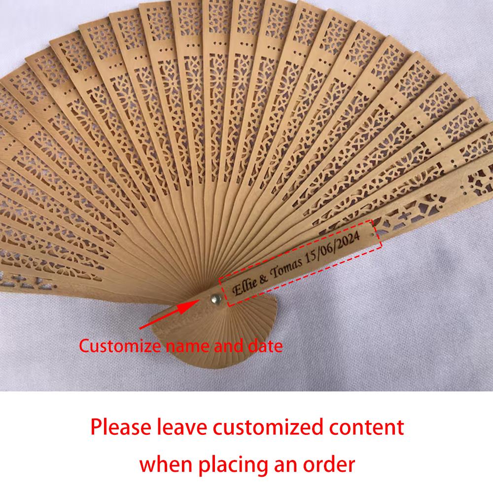 

Custom 10Pcs Wooden Hand Fan Engraved Folding Wedding Fan Bachelorette Party Supplies Bridal Shower Bridesmaid Guest Gift 10pcs 37x21cm
