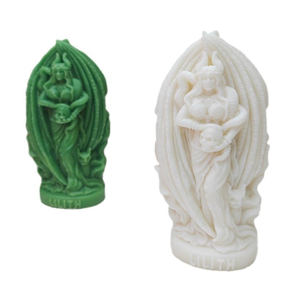 Silicone Molds Candle Making Moulds Silicone Crafting Moulds Goddess Shape Ornament Moulds Silicone Texture for Crafting
