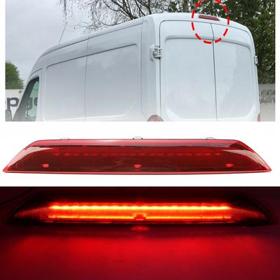 For Ford Transit 150 250 2015 2016 2017 2018   Third Red LED High Brake Stop Light Lamp RED Lens Taillight Accessories